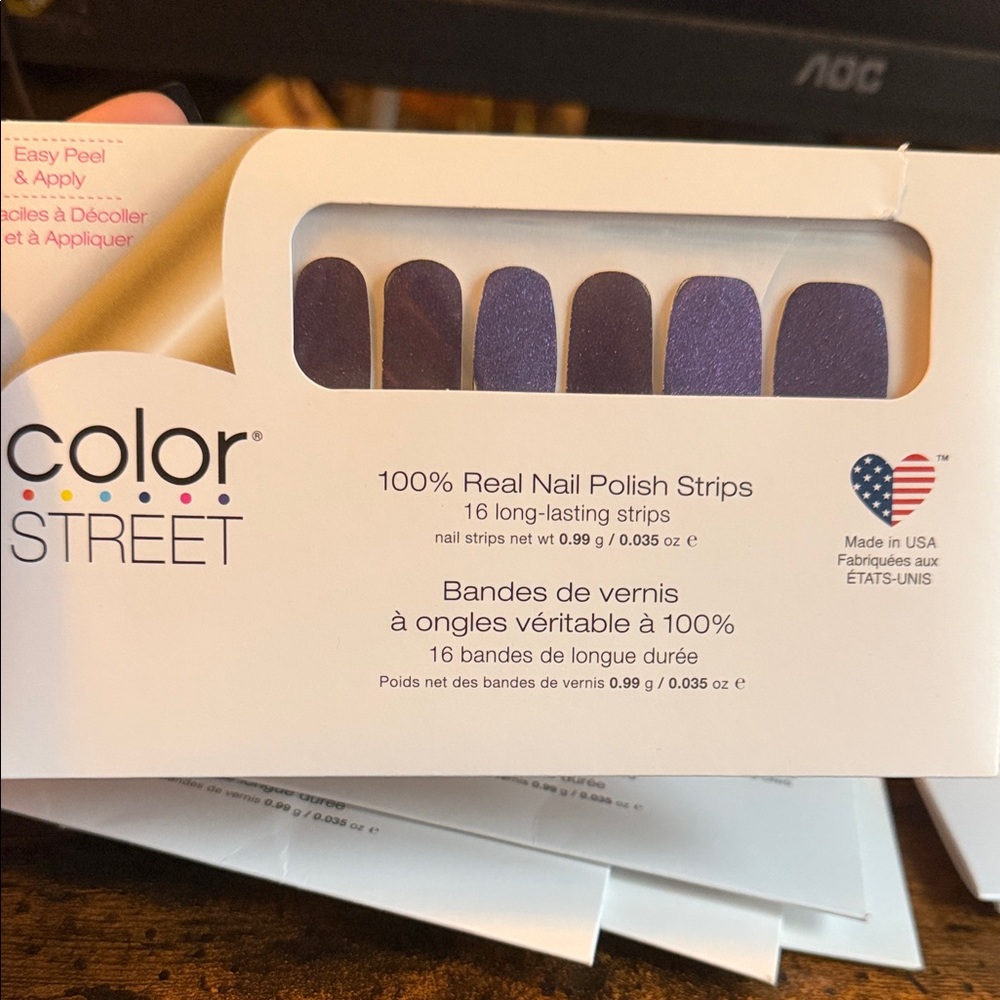 Color Street Cosmic Cloud nail polish strips